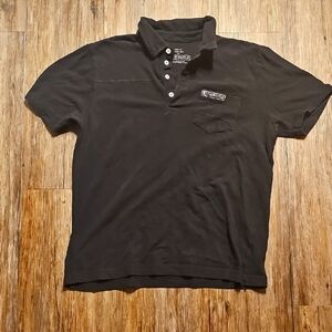 Men's Chipotle Black Short Sleeve Manager Polo Shirt XL